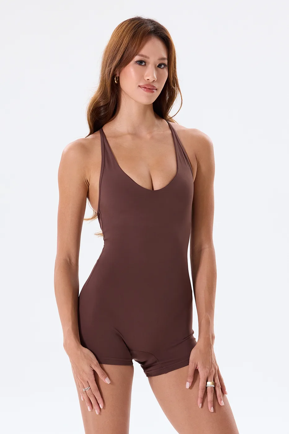 Crossback Onesie – Espresso