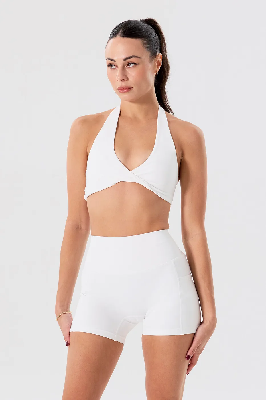Twisted Halter Bra