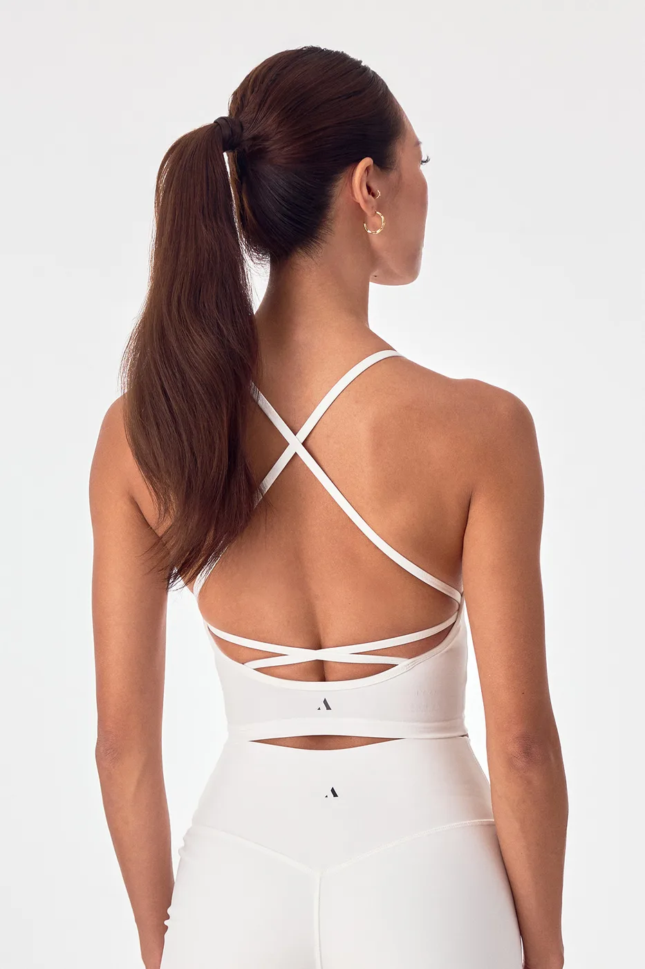 V-Neck Tank – White