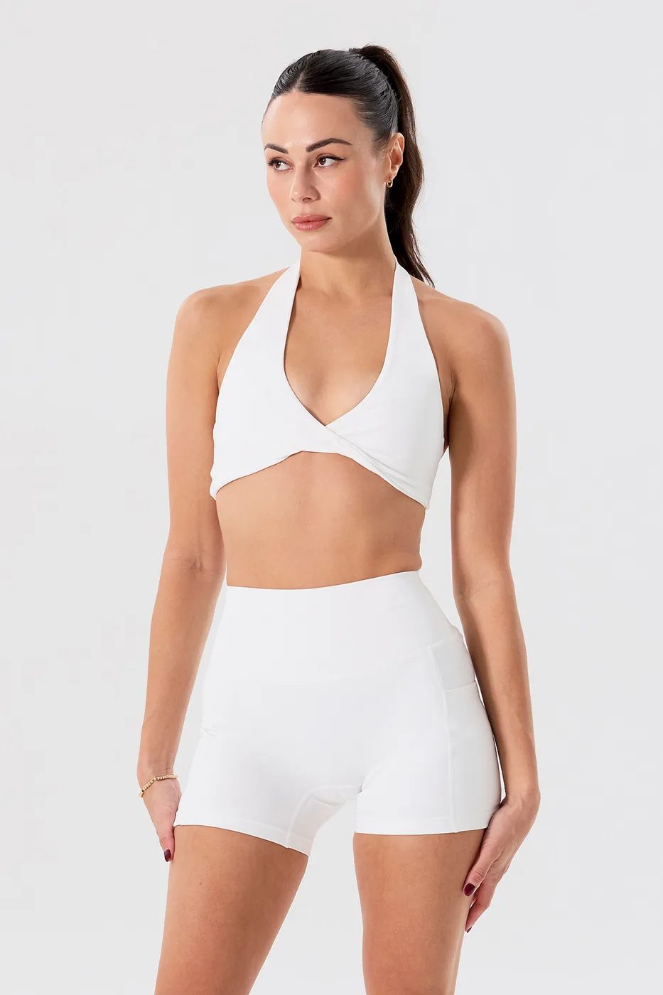 Twisted Halter Bra